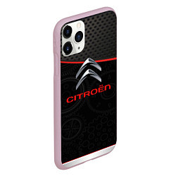 Чехол iPhone 11 Pro матовый Citroen auto car, цвет: 3D-розовый — фото 2