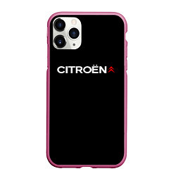 Чехол iPhone 11 Pro матовый Citroen logo