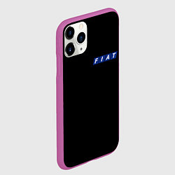 Чехол iPhone 11 Pro матовый FIAT logo auto, цвет: 3D-фиолетовый — фото 2