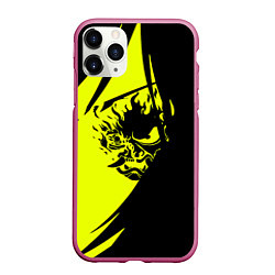 Чехол iPhone 11 Pro матовый Cyberpunk 2077 тексутар