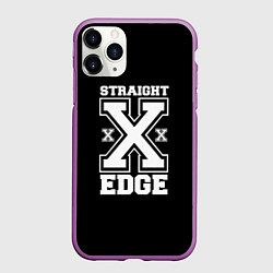 Чехол iPhone 11 Pro матовый Straight edge SXE