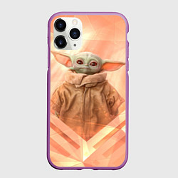 Чехол iPhone 11 Pro матовый Малыш Грогу