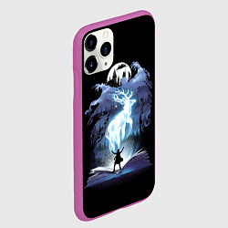 Чехол iPhone 11 Pro матовый Harry Potter patronus and dementors, цвет: 3D-фиолетовый — фото 2