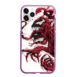 Чехол iPhone 11 Pro матовый Carnage - Symbiot