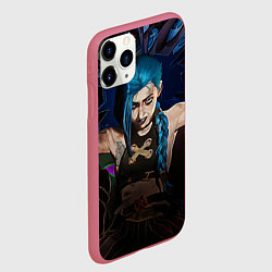 Чехол iPhone 11 Pro матовый Unhappy Jinx, цвет: 3D-малиновый — фото 2