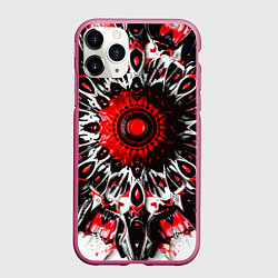Чехол iPhone 11 Pro матовый Красная сюрреалистичная абстракция