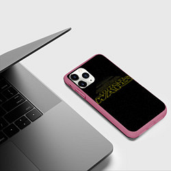 Чехол iPhone 11 Pro матовый Star Wars - вступительные титры, цвет: 3D-малиновый — фото 2