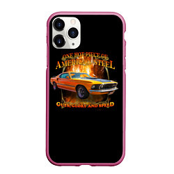 Чехол iPhone 11 Pro матовый Автомобиль Ford Mustang