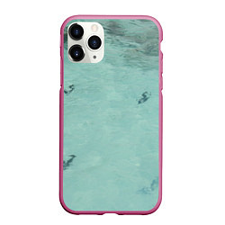 Чехол iPhone 11 Pro матовый Лагуна sea