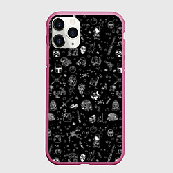 Чехол iPhone 11 Pro матовый Звездные войны паттерн