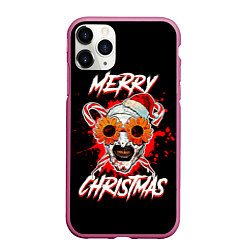 Чехол iPhone 11 Pro матовый Merry Christmas Terrifier