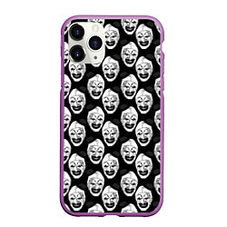 Чехол iPhone 11 Pro матовый Funny terrifier clown Art