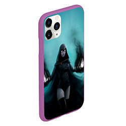 Чехол iPhone 11 Pro матовый Raven young justice, цвет: 3D-фиолетовый — фото 2