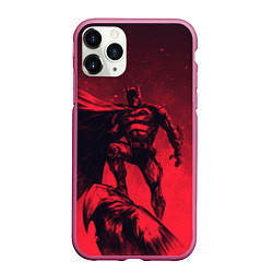 Чехол iPhone 11 Pro матовый Batman - art