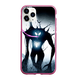 Чехол iPhone 11 Pro матовый Venom in the forest, цвет: 3D-малиновый