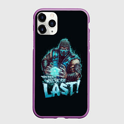 Чехол iPhone 11 Pro матовый Sub-zero - Mortal Kombat