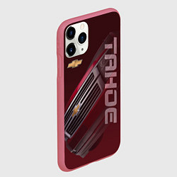 Чехол iPhone 11 Pro матовый Chevrolet Tahoe, цвет: 3D-малиновый — фото 2