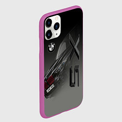 Чехол iPhone 11 Pro матовый X 5, цвет: 3D-фиолетовый — фото 2