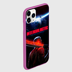 Чехол iPhone 11 Pro матовый Героиня Intergalactic the heretic prophet, цвет: 3D-фиолетовый — фото 2