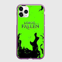 Чехол iPhone 11 Pro матовый Lord of the fallen flame