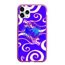 Чехол iPhone 11 Pro матовый The Witcher dragon neno