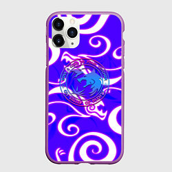 Чехол iPhone 11 Pro матовый The Witcher dragon neno