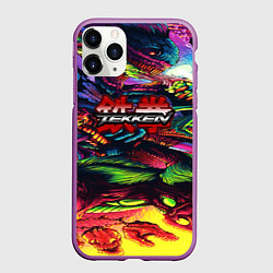 Чехол iPhone 11 Pro матовый Tekken hyper monster steel