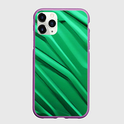 Чехол iPhone 11 Pro матовый Зелёный пластик