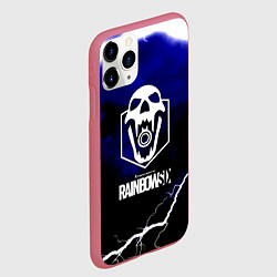 Чехол iPhone 11 Pro матовый Rainbow six storm, цвет: 3D-малиновый — фото 2
