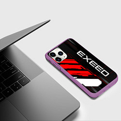Чехол iPhone 11 Pro матовый Exeed - red uniform, цвет: 3D-фиолетовый — фото 2