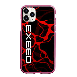 Чехол iPhone 11 Pro матовый Exeed - red liquid