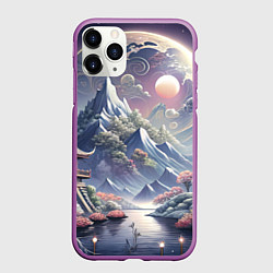 Чехол iPhone 11 Pro матовый Япония - природа