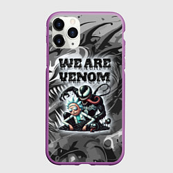 Чехол iPhone 11 Pro матовый We are Venom - graffiti