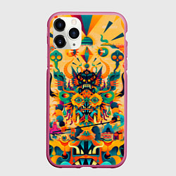 Чехол iPhone 11 Pro матовый Китайский монстр