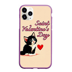 Чехол iPhone 11 Pro матовый Saint Valentines Day