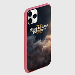 Чехол iPhone 11 Pro матовый Kingdom Come Deliverance 2 лого, цвет: 3D-малиновый — фото 2