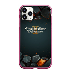 Чехол iPhone 11 Pro матовый Kingdom Come Deliverance 2 каменная текстура