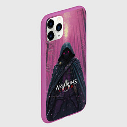 Чехол iPhone 11 Pro матовый Assassins Creed demon, цвет: 3D-фиолетовый — фото 2
