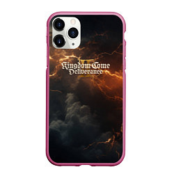 Чехол iPhone 11 Pro матовый Kingdom Come Deliverance 2 dark sky