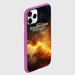 Чехол iPhone 11 Pro матовый Logo Kingdom Come Deliverance 2, цвет: 3D-фиолетовый — фото 2