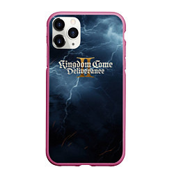 Чехол iPhone 11 Pro матовый Kingdom Come Deliverance 2 blue sky