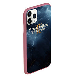 Чехол iPhone 11 Pro матовый Kingdom Come Deliverance 2 blue sky, цвет: 3D-малиновый — фото 2