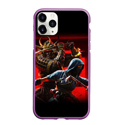 Чехол iPhone 11 Pro матовый Assassins Creed Тени