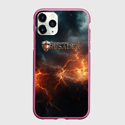 Чехол iPhone 11 Pro матовый Stronghold сrusader небесная мощь, цвет: 3D-малиновый