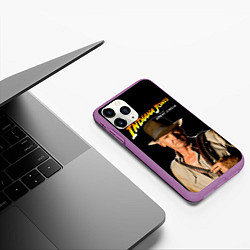 Чехол iPhone 11 Pro матовый Indiana Jones and the Great Circle, цвет: 3D-фиолетовый — фото 2