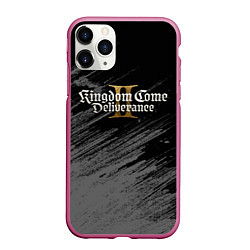 Чехол iPhone 11 Pro матовый Kingdom come 2 - монохромный