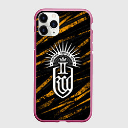 Чехол iPhone 11 Pro матовый Kingdom come 2 - orange, цвет: 3D-малиновый