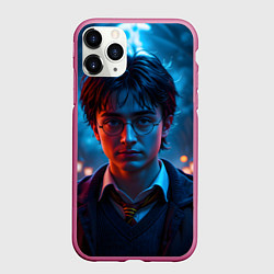 Чехол iPhone 11 Pro матовый Гарри поттер в ночи