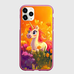 Чехол iPhone 11 Pro матовый Милая енинорожка