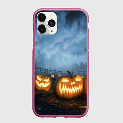 Чехол iPhone 11 Pro матовый Костюмы для halloween, цвет: 3D-малиновый
